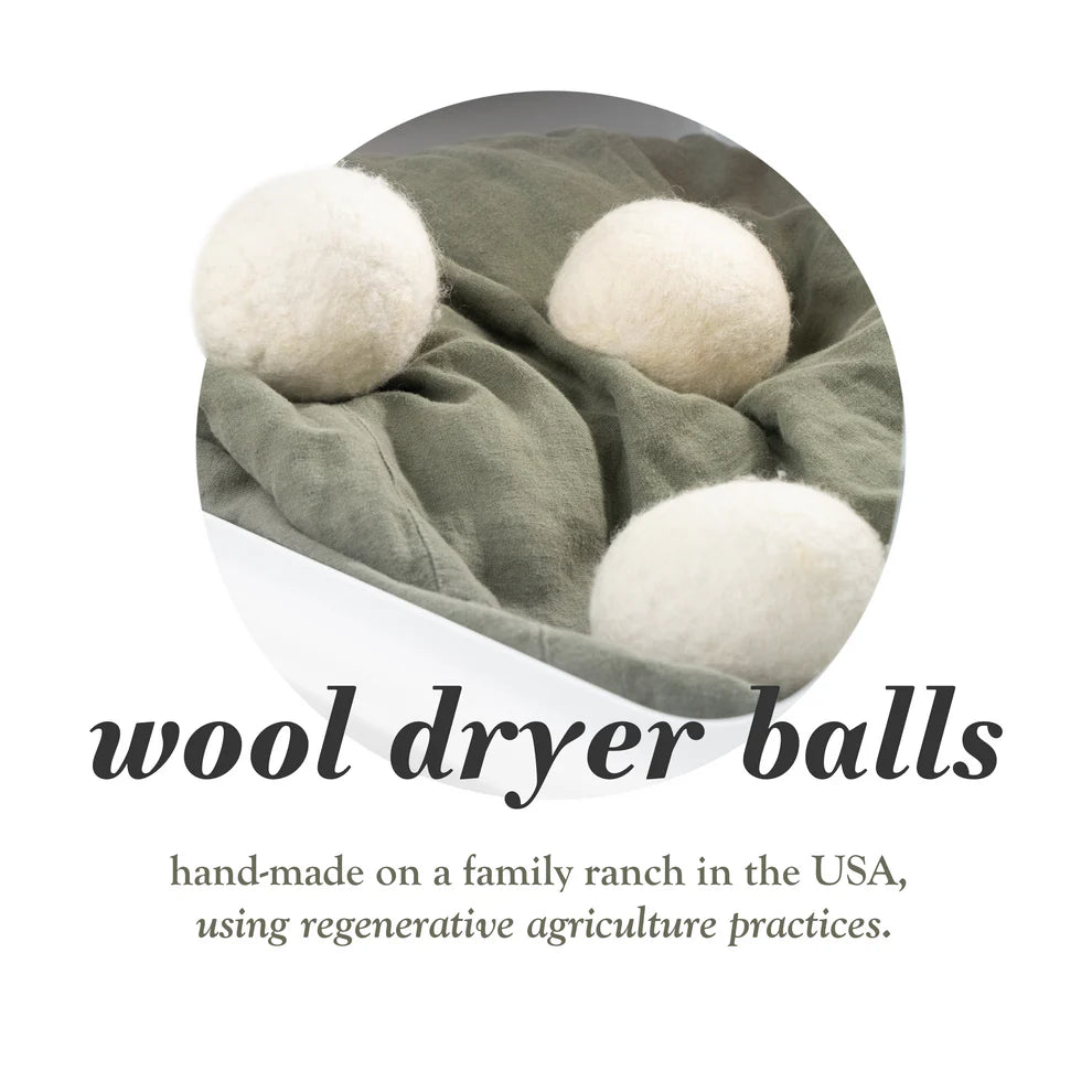 Jumbo Sheep Wool Dryer Balls 3 Pack