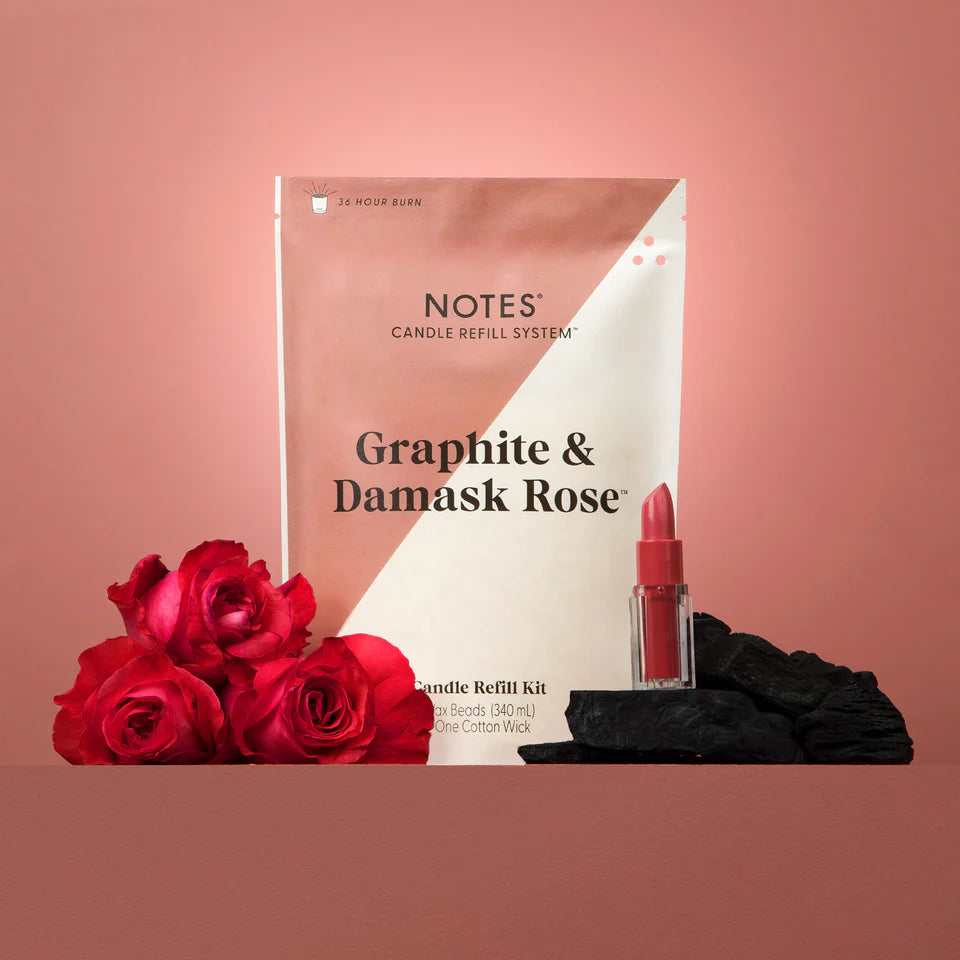 Notes Refill Kit- Graphite & Damask Rose